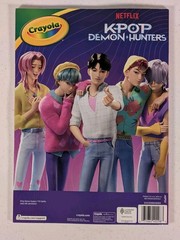 Crayola KPop Demon Hunters Coloring Book Anime Netflix Huntrix Saja Boys 64 Pg