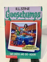 R.L. Stine Goosebumps #44 Say Cheese and Die Again! w/ Cards