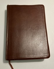 VTG NIV Study Bible Red Letter Zondervan 1985 Bonded Leather Meticulously Tabbed