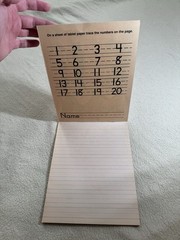 Vintage 70s Snoopy Notebook Peanuts Nostalgia Number Tablet 123 RARE HTF Math