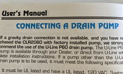 Echelon CLR 2060 Clear Ice Maker U-Line Corporation Installation Manual 31 pages