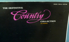 THE DEFINITIVE COUNTRY COLLECTION 1992, 101 SONGS, 368 PAGES, PIANO/VOCAL/GUITAR