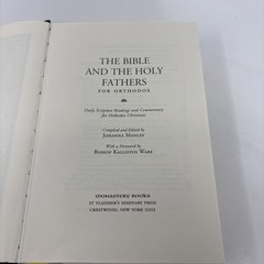 The Bible and the Holy Fathers for Orthodox: Daily Scripture Readings [HC]