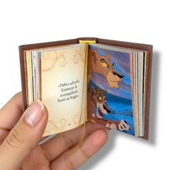 Disney El Rey Leon 2 mini Book w/ slipcase hardcover 190 pages color illustrated