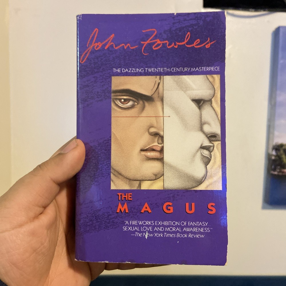 Magus by John Fowles Novel 1985 Very Good Condition 672 Pages Fiction Book