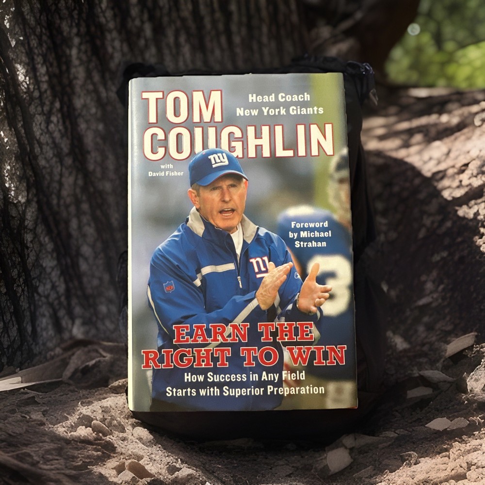 Tom Coughlin Earn the Right To Win New York Giants Coaching Leadership Book