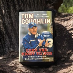 Tom Coughlin Earn the Right To Win New York Giants Coaching Leadership Book