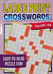 Kappa Large Print Crosswords Puzzle Books, 32 Different Volumes to Select U-PICK