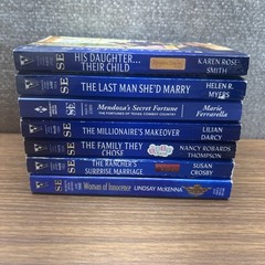 Lot of 7 Harlequin Silhouette Special Edition Romance Books Mixed Bundle Lot