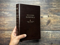 RVR, Biblia de Estudio Patrística, Leathersoft, Marrón, Interior a dos…