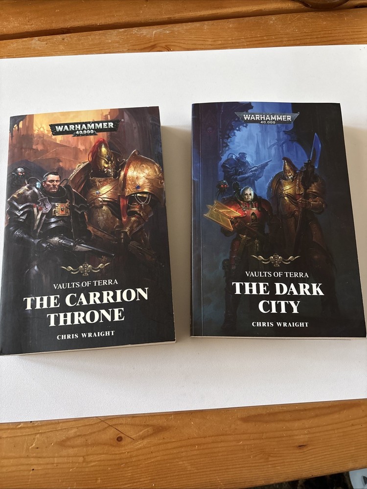 Vaults Of Terra: Dark City & Carrion Throne By Chris Wraight TPB NEW Warhammer