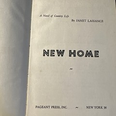 New Home By Janet Lassance Crystal Springs Farm Iowa True story Rare! Only One✨