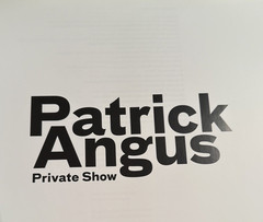 PATRICK ANGUS (1953-1992) PRIVATE SHOW 2017 KUNST MUSEUM STUTTGART HARDCOVER