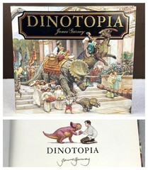 SIGNED! 1992 First Edition Dinotopia: A Land Apart from Time James Gurney Book