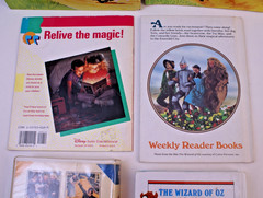 5 WIZARD OF OZ BOOKS & VHS – VINTAGE ORIGINALS