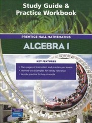 Study Guide and Practice Workbook – Prentice Hall Mathematics: Algebra 1 – GOOD