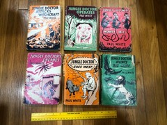 Lot of 6 vintage Jungle Doctor books by Paul White