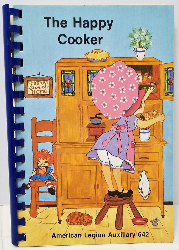 THE HAPPY COOKER 1978 Cookbook American Legion Post 642 Sedalia, Mo 104 Pages