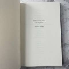 Peeing On Hot Coals, A Searing Memoir by Pat Montandon – Hardcover *LOOKS NEW*