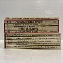2 Box Sets Lot by GB Trudeau: The World of Doonesbury & A Doonesbury Selection