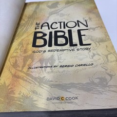 The Action Bible Hardcover Sergio Cariello Stories Illustrated Color David Cook
