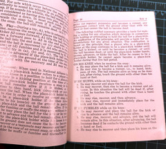 Vintage 1971 Football Rules & Case Books National Alliance NFHS High School