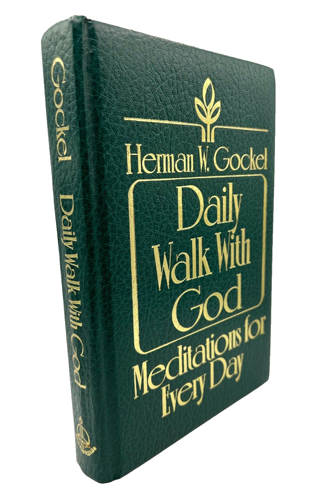 Daily Walk With God: Meditations For Every Day By Herman W. Gockel 1982 VG