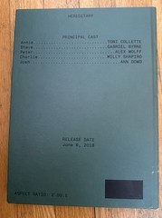 HEREDITARY SCREENPLAY BOOK Ari Aster A24 HARDCOVER 2020