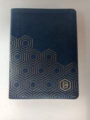 One Step Closer Bible NLT – Navy LeatherLike, Candace Cameron Bure + Index Tabs