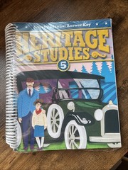 BJU Press Heritage Studies 5 Student Activity Manual Answer Key, 4th Edition…