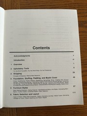 Vintage 1986 Upholstery Techniques Illustrated Book Paperback 344 Pages