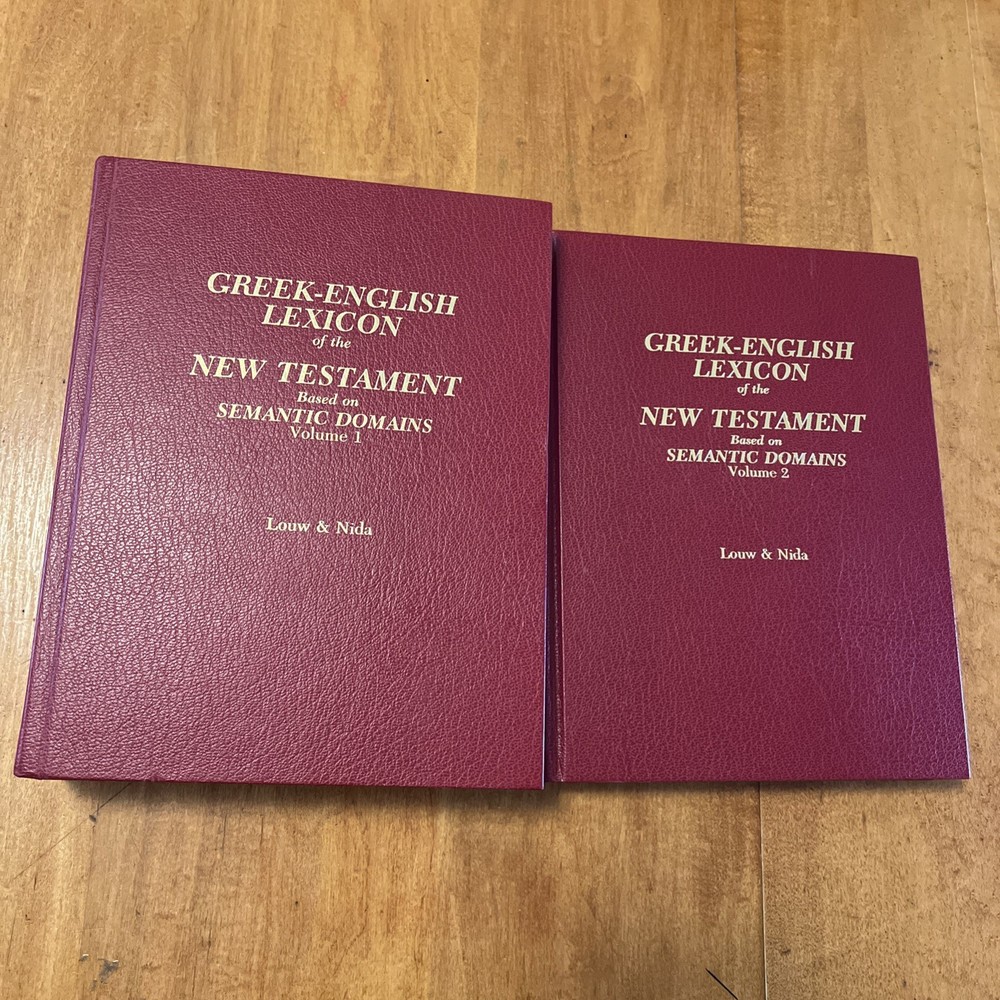 Set of 2 Greek-English Lexicon of the New Testament 1989 Hardcovers 2nd Edition