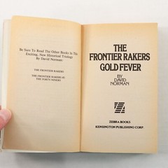 Gold Fever, The Frontier Rakers No. 3 by David Norman 1980, Paperback