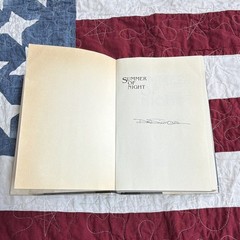 Dan Simmons Summer of Night Signed First Edition Hardcover w/ Dust Jacket, 1991
