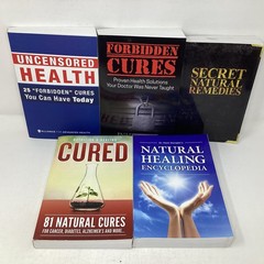 Uncensored Health Forbidden Cures Secret Remedies Cured Natural Healing Set Of 5