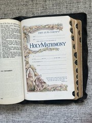 National Bible Press Holy Bible ☆ Old And New Testament Pronouncing Red Letter