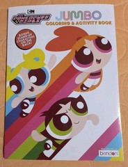 THE POWERPUFF GIRLS JUMBO COLORING AND ACTIVITY BOOK BY BENDON NEW! FREE SHIP!