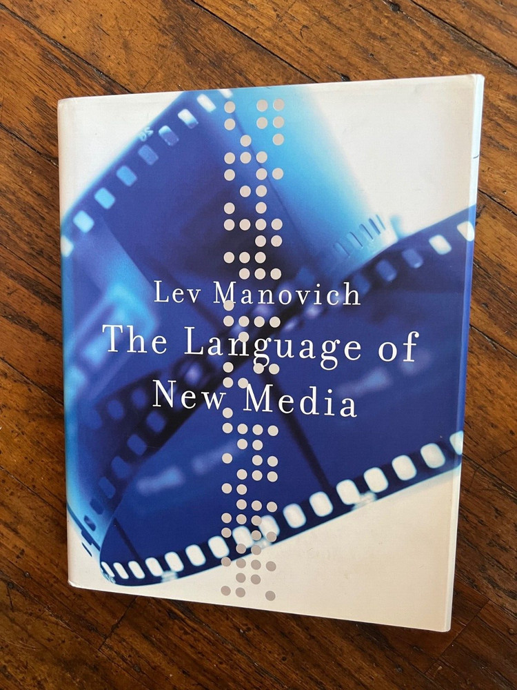 The Language of New Media by Lev Manovich hardcover VG cond