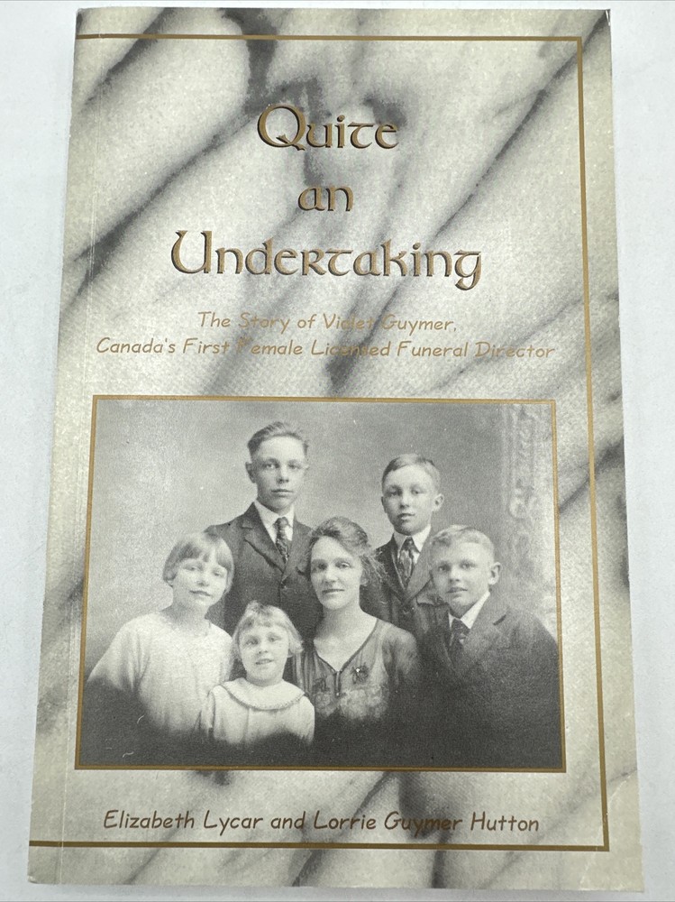 Quite an Undertaking The Story Of Violet Guy mer Female Funeral 210 Pages PB