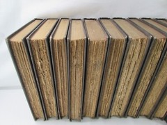 Honore de Balzac 20 Volumes 1899 Antique Distressed Décor Book Set