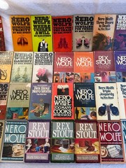 Rex Stout Lot of 39 Paperback Books Mysteries Nero Wolfe Vintage detective 1980s