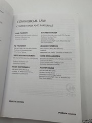 Commercial Law: Commentary And Materials 4th Edition Paperback Thomson Reuters