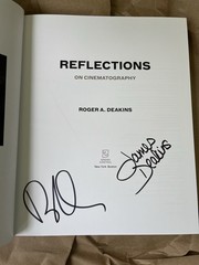Roger Deakins SIGNED book REFLECTIONS Roger & James Deakins + ACS 1917 mag