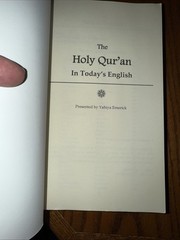 Holy Qur’an in Today’s English by Yahiya Emerick (2000, Trade Paperback)