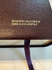 NIV Life Application Study Bible Burgundy Bonded Leather