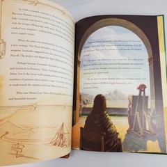 Lot of 2 Great Names Da Vinci Renaissance Painter and Van Gogh Modern Artist HC