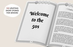 Decades of Uplifting Short Stories for Seniors: 100 Funny Stories from the 50s t