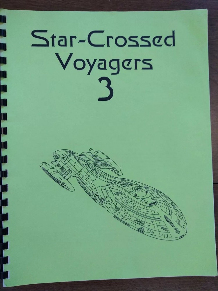 Star Crossed Voyagers 3 Star Trek Voyager Zine Fanzine 1994