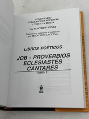 Libros Poeticos II (Comentario Exegetico Devocional a Toda la Biblia)