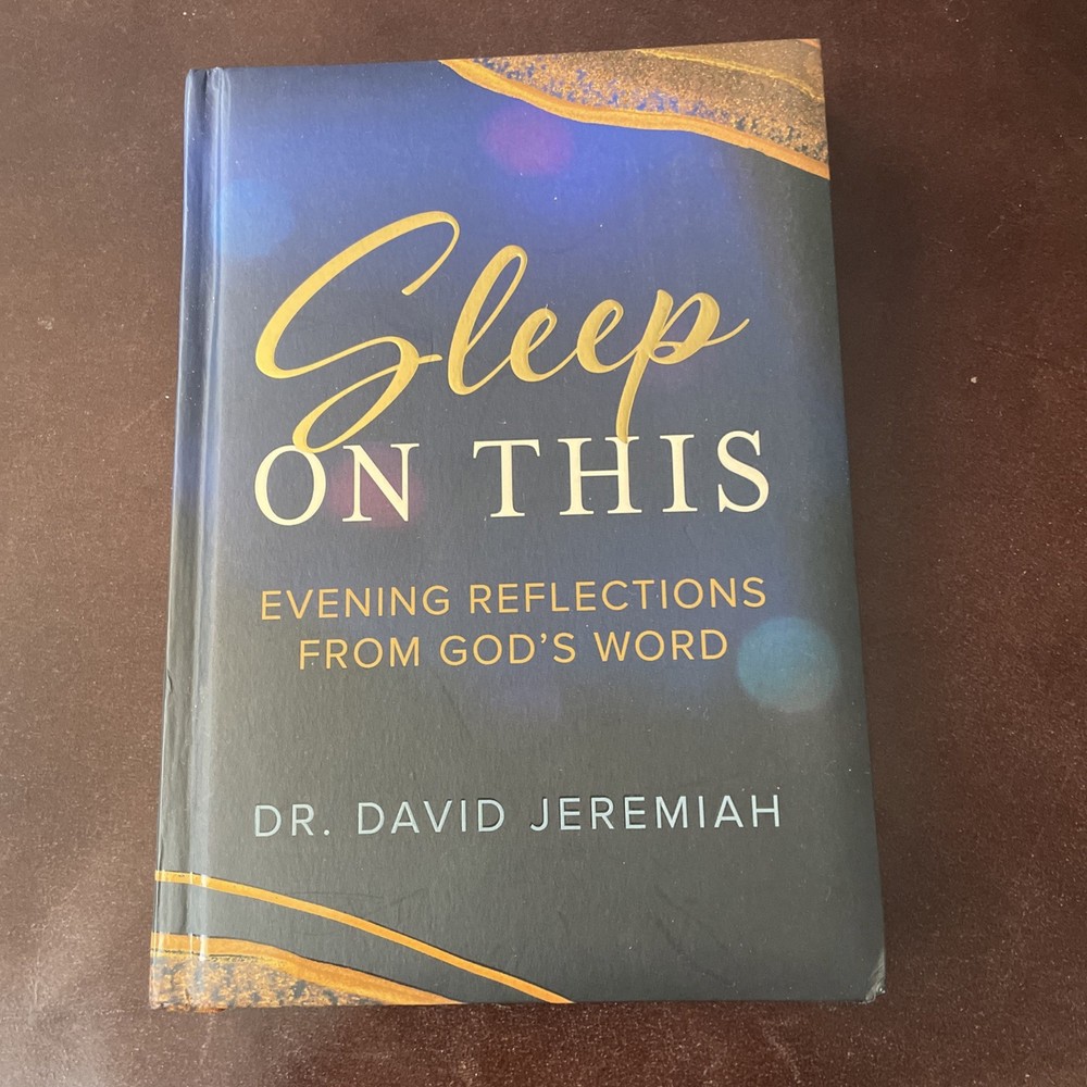 Sleep On This Dr. David Jeremiah 2023 Devotional Christian Hardcover Turning